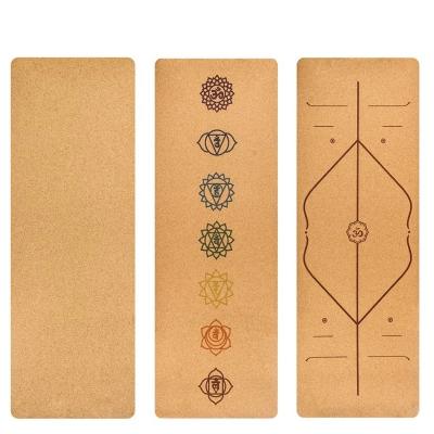 China Cork Material Yoga Mat, Workout mat, Patterned Design Cork Yoga Mat,  ECO-Friendly Yoga Mat,Gym Mat for sale