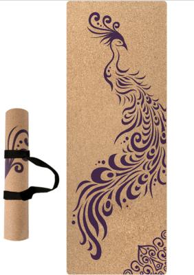 China Cork Material Yoga Mat, Workout mat, Patterned Design Cork Yoga Mat,  ECO-Friendly Yoga Mat,Gym Mat for sale