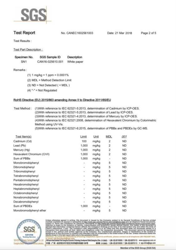 SGS - Rato Printing Ltd