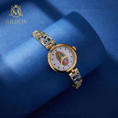 China SBW9882 Day/Date Explosion Models Factory Outlet New Top Selling Virgin Mary Lady Lucky Elephant Elephant Watch for sale