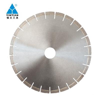 China The circular cut. factory directly sale 350mm high speed straight smooth diamond edge saw balde for hard granite for sale