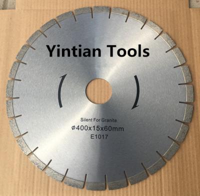 China Diamond Granite/Marble/Marble Fast Silent Granite Cutter Cuts Stone 350/400/450/500mm Saw Blade for sale