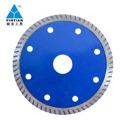 China Turbo dry cut. High Speed ​​Straight Smooth Rim Edge 4 Inch 110mm Sintered Saw Blade With Cheap Wholesale Price for sale