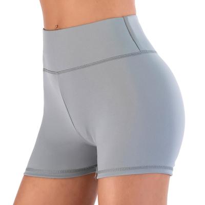 China Solid Color Breathable Breathable Active Wear Yoga Quick Dry Running Shorts for sale