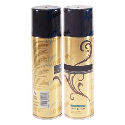 China Firm Hold Shaping Hair Gel Spray Aerosol Gas Spray Hair Styling Gel for sale