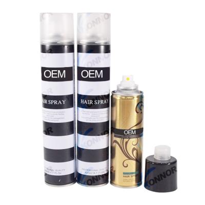 China OEM Label Hair Gel Spray , Strong Hold Organic Custom Hair Spray Fast Drying for sale