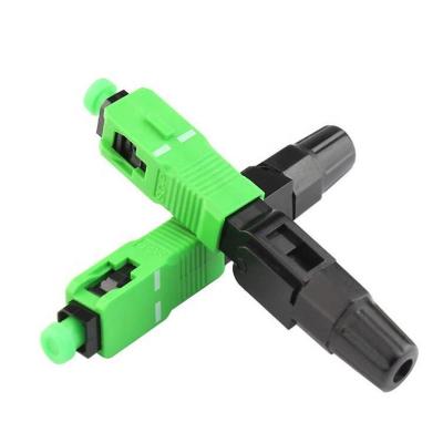 China High Quality Fiber Optic Cold Splice Equipment SC/APC 60mm Fiber Optic Fast Connector For FTTH FTTB FTTX Network Fiber Fast Connector for sale