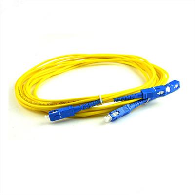 China High quality Ontario ONU OLT SC/UPC-SC/UPC fiber optic patch cord for FTTH FTTX single mode fiber cable single patchcord for sale