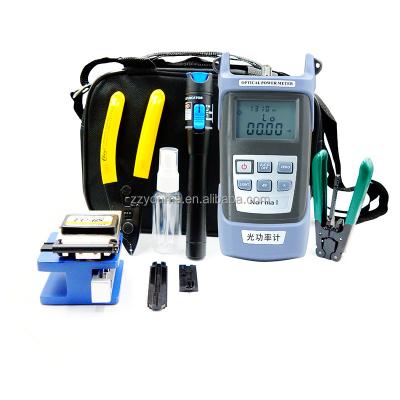 China FTTH Network Fiber Optic FTTH Toolkit FC-6S Fiber Optic Cleaver Power Meter 15km 25km for sale