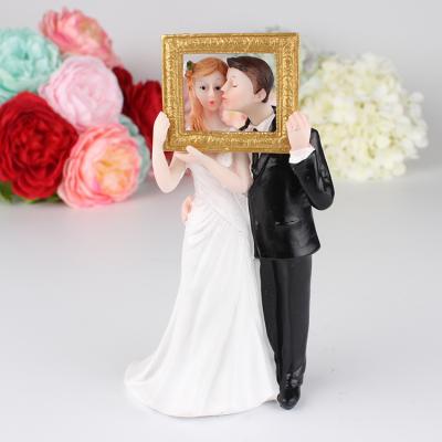 China All the World Frame Cake Topper Decor Wedding Birthday Party Engagement Decorating Supplies Bridal Shower Gifts for sale