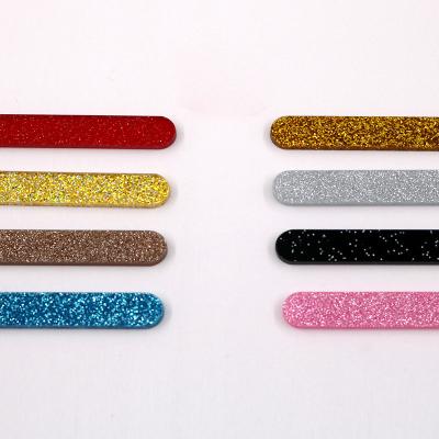 China Viable Glitter Popsicle Sticks Acrylic Ice Cream Cake Pop Sticks Colorful Cakesicle Popsicle Sticks For Ice Cream Candy Crafts for sale