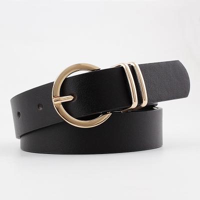 China NEW 2020 Everyday Life Women's Casual Wild PU Jeans Belt Leather Pin Buckle Simple Fashion Belt Slimming Waistbelt Casual Wild Leather Dress Decoration for sale