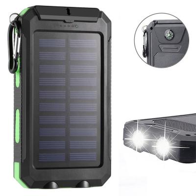 China Support New Arrival High Quality Portable Waterproof Solar Panel Charger 20000mah Solar Power Bank For Upgrading for sale