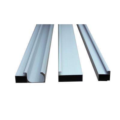 China Furniture aluminum profiles wardrobe aluminum cabinet frame aluminum profile 6063 rectangular t5 tube for sale