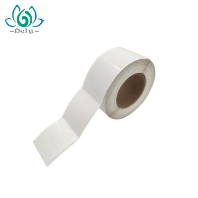 China China factory waterproof high gloss white label sticker for sale