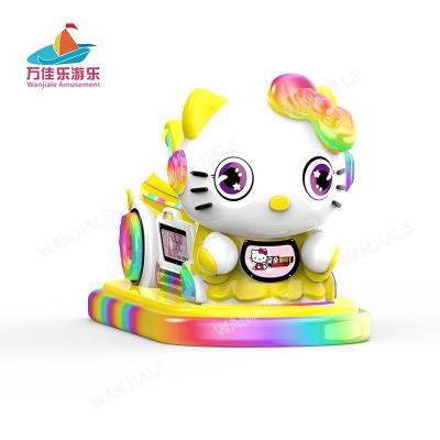 China China Manufacturer Cute Funfair Amusement Park Kiddie Metal Kids Kitty Rides On Bumper Car Products For Sale for sale