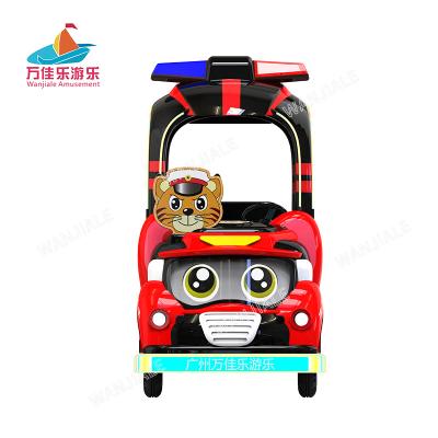 China Wanjiale Amusement Fairground Kid's High-end Battery Bumper Car Metal Ride With Shooting Fishing Racing Game for sale