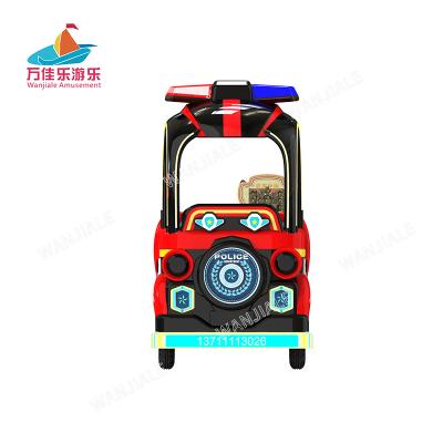 China Wanjiale Amusement Fairground Kid's High-end Battery Bumper Car Metal Ride With Shooting Fishing Racing Game for sale