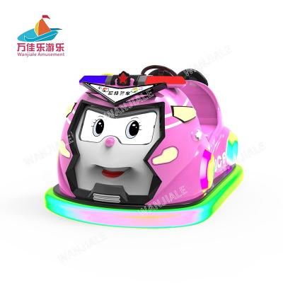 China Cute Lighting Children Metal China Amusement Police Battery Type Kiddie Rides Bumper Cars For Sale for sale