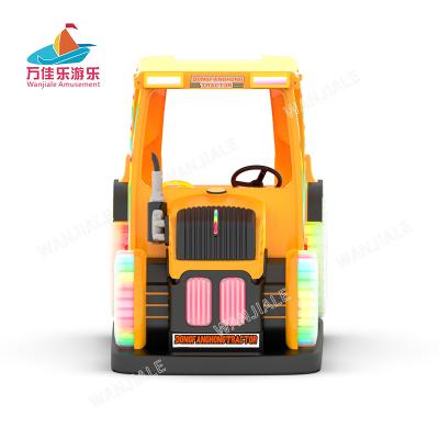 China Guangzhou Amusement Metal Stereo Lighting Fiberglass Truck Tractor Cute Kiddie Rides Bumper Cars for sale