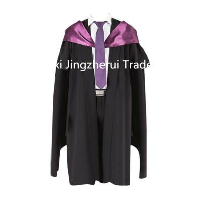 China Comfortable School Uniforms Graduation Long Gown Graduation Gown Awards Best Of High School Graduation Gown Hood And Cap for sale