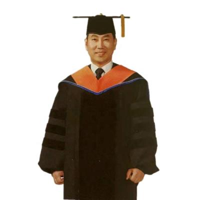 China Cozy School Uniforms Best Quality Customized Wholesale College Adult Gown Graduation Gown Seoul Graduation Gown Caps for sale