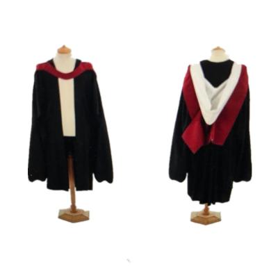 China High Quality Bristol University Graduation Gown Bachelorette School Uniforms Comfortable Academic Set Graduation Gown OEM University for sale