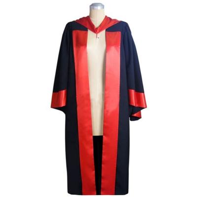 China Professional Manufacturer Customized University Comfy School Uniforms Graduation Gown Stoles And Caps Cambrid Graduation Gown Cowls for sale