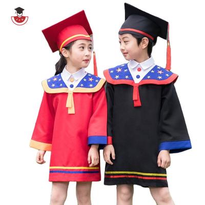 China Wholesale Children Kindergarten Kindergarten School Uniforms Wholesale Children's Graduation Photography Phd Doctoral Uniform Gown for sale