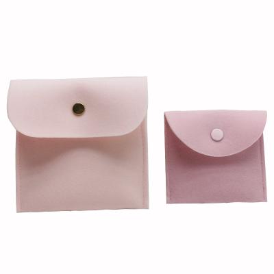 China Custom Package Logo Microfiber Velvet Jewelry Packaging Envelopes Pouch Bag For Custom Jewelry Pouch for sale