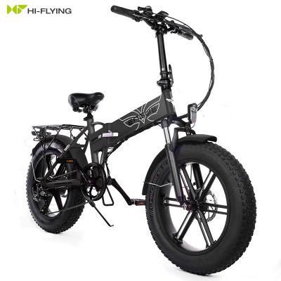 China EU warehouse fat tire power 750W 48V 12.8A foldable electric bicycle city road/snow mountain/beach/off-road electric bicycle for sale