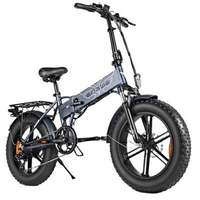 China EU Stock Big Tire 750W 48V 12.8A Motor Fat Tire 750W 48V 12.8A Electric City Road/Snow/Beach/Mountain Powerful Folding Electric Bicycle Off-Road Bicycle for sale