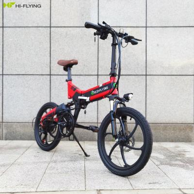 China Hot Sale Door To Door Shipping Folding E-Bike Urban Road/Adult Snow/Beach Suspension Bike/EU Small Full Terrain Off-Road Stock Bike 250W 9.6Ah 20inch for sale