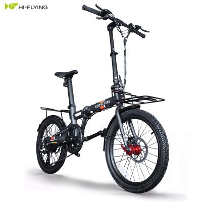 China Eco-flight Aluminum Alloy 36V 7Ah Samsung Battery E-Bike Popular Adult Foldable E-Bike Eco-Flight City Electric Bicycle for sale