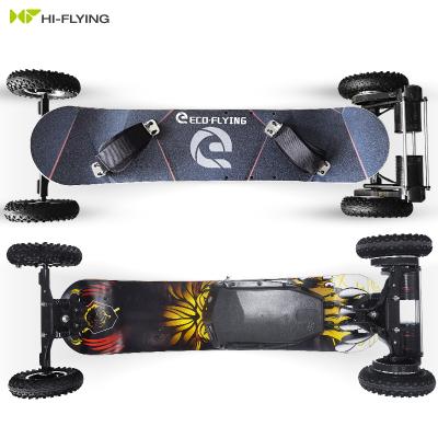 China EU/UK Stock OEM ODM 1650w*2 40KM/H 36V 10000mAh Unisex Powerful Remote Control Big Wheel e Skateboard Electric Skateboard for sale