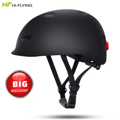 China ABS+PC Waterproof Smart Bicycle Helmets Matte Long Use Bike Helmet Back Light Mountain Road Scooter for sale