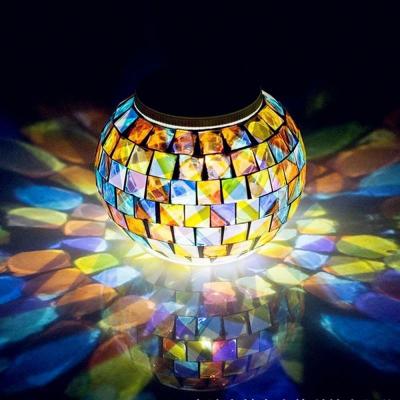 China LANDSCAPE Yard Decorative Lawn Mosaic Solar Garden Light Parts Outdoor Waterproof for sale