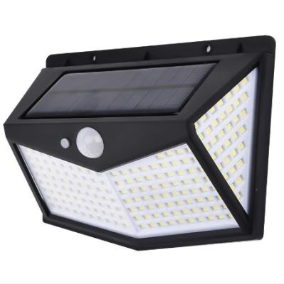 China IP65 212 LED Solar Sensor Wall Light Outdoor Waterproof High Quality Garden Path Yard Lamp for sale