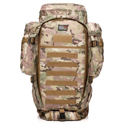 China Wholesale Big Hiking Waterproof Camping Camouflage Army Molle 3 Day Hunting Gun Bag Assault Rifle Woodland Tactical Military Backpack 60L for sale