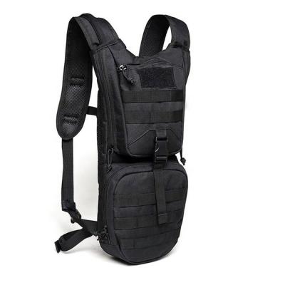 China Custom logo nylon bpa free travel increasing working hydration military tactical backpack with 2l water bladder TB069 for sale