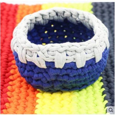 China Ring Spun T-shirt Hot Selling Polyester Yarn Fancy Hand Knitting Yarn For Crocheting for sale