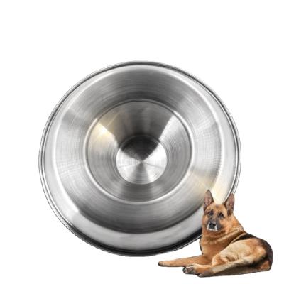 China Custom Sustainable Hot Selling Silver Double Wall Vacuum Insulated Food Eco Friendly For Stainless Steel Pet Bowl for sale