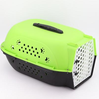 China Breathable High Quality Portable Plastic Carrier Crate Outdoor Pet Pet Cage For Small Animals for sale