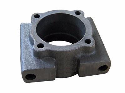 China Shot Blasting Flange Base 0.55mm Resin Sand Casting for sale