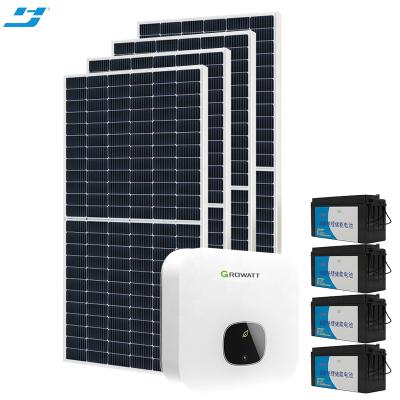 China Electric Solar Power System 5kW, Household Home On/Off Light PV Grid Full Set 10kW 20kW, With MPPT Portable Solar Charger for sale