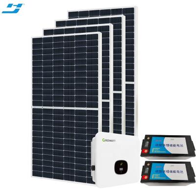 China Home Factory Customized Energy Storage System 10kw Hybrid Off Grid Inverter Solar Panel System Lithium Battery For Home for sale