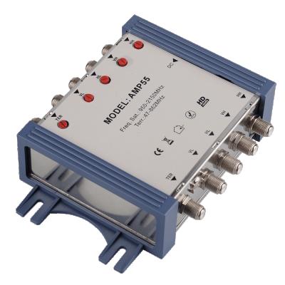 China China SI Amplifier AMP55 Supplier CATV SMATV Integrated Amplifier/Satellite for sale