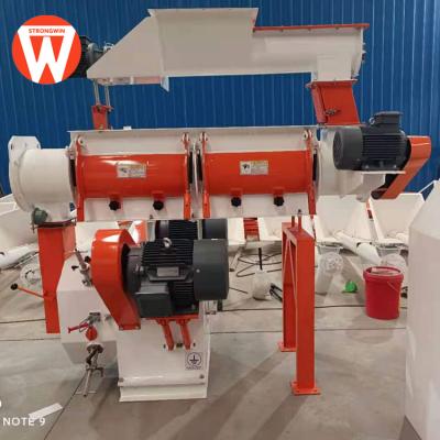 China Factory Ring Die Animal Feed Pellet Machine Price Feed Pellet Production Line for sale