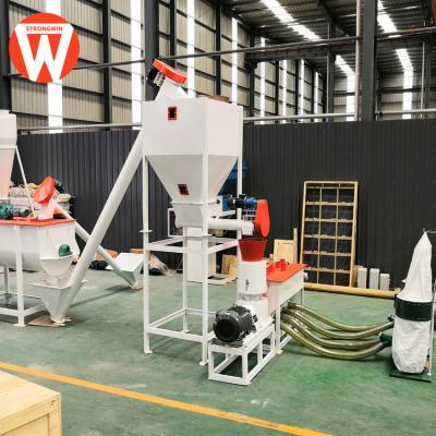 China New Poultry Animal Feed Small Feed Pellet Making Line for Animal Feed for sale