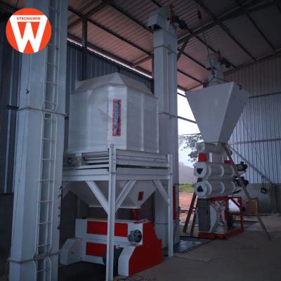 China Best Selling Poultry Farm China Henan CE Approved 5 Ton Per Hour Animal Feed Pellet Production Line for sale